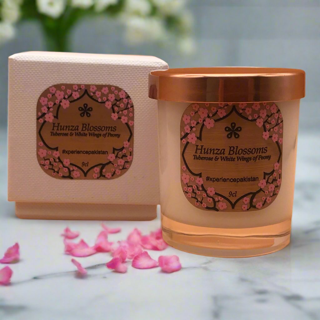 Hunza Blossoms Scented Candles Xperience Pakistan Lifestyle