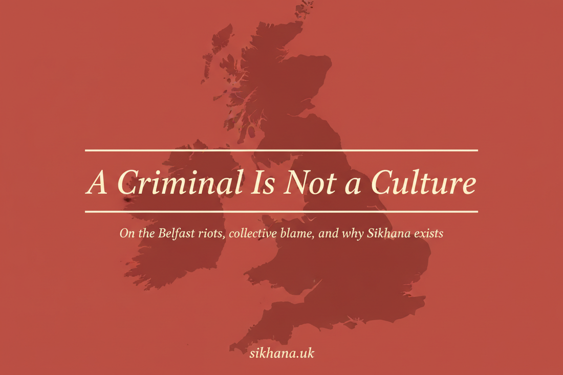 A Criminal Is Not a Culture — And Why Sikhana Exists
