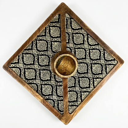 Square Sharing Platters with dipping pots