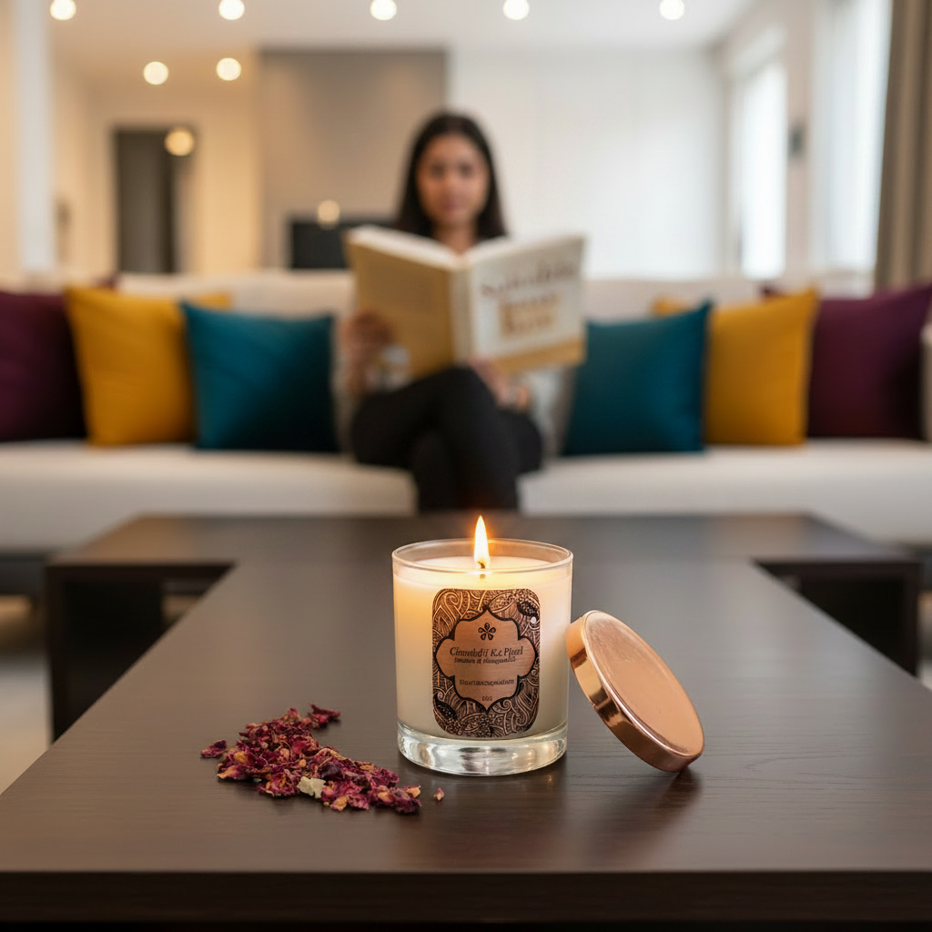 Chambelli Ka Phool Luxury Scented Candles Sikhana