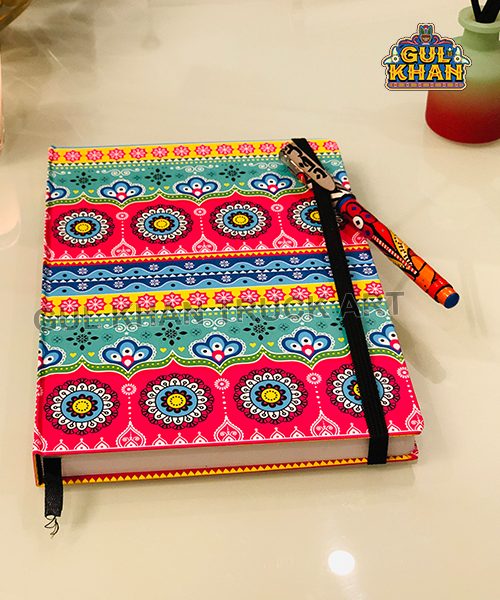 Floral Burst Notebook inspired by Pakistani Truck Art Xperience Pakistan Lifestyle