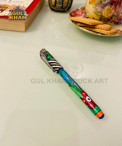 Green Floral Gel Pen Xperience Pakistan Lifestyle