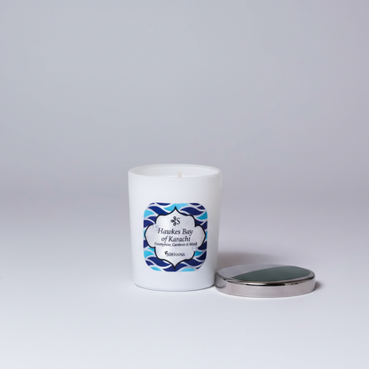 Hawkes Bay Scented Candle - Eucalyptus Gardenia & Musk | Karachi Collection