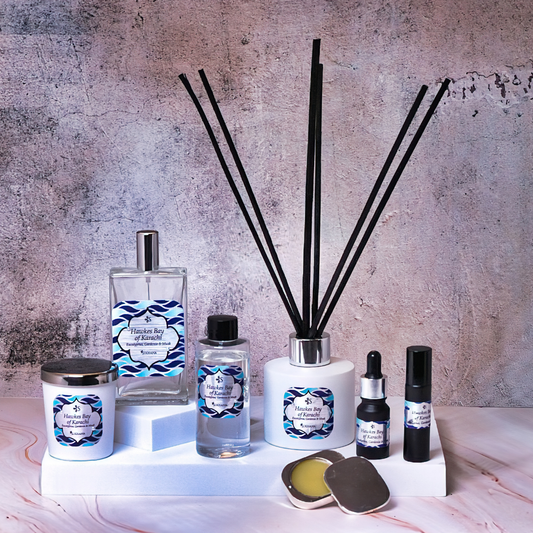 Hawkes Bay Scented Candle - Eucalyptus Gardenia & Musk | Karachi Collection