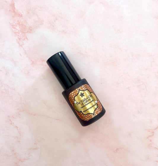 Sikhana Luxury Body Mist, 30ml, on pink marble, view 3