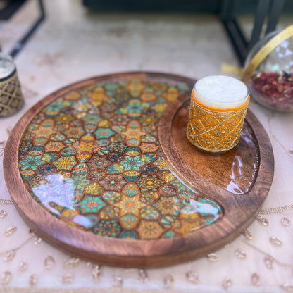 Elegant  Embroidered  Votive Candles