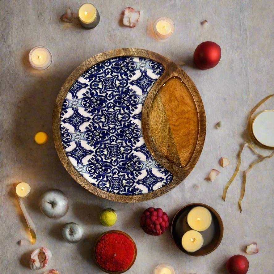 Crescent Moon Serving Platters