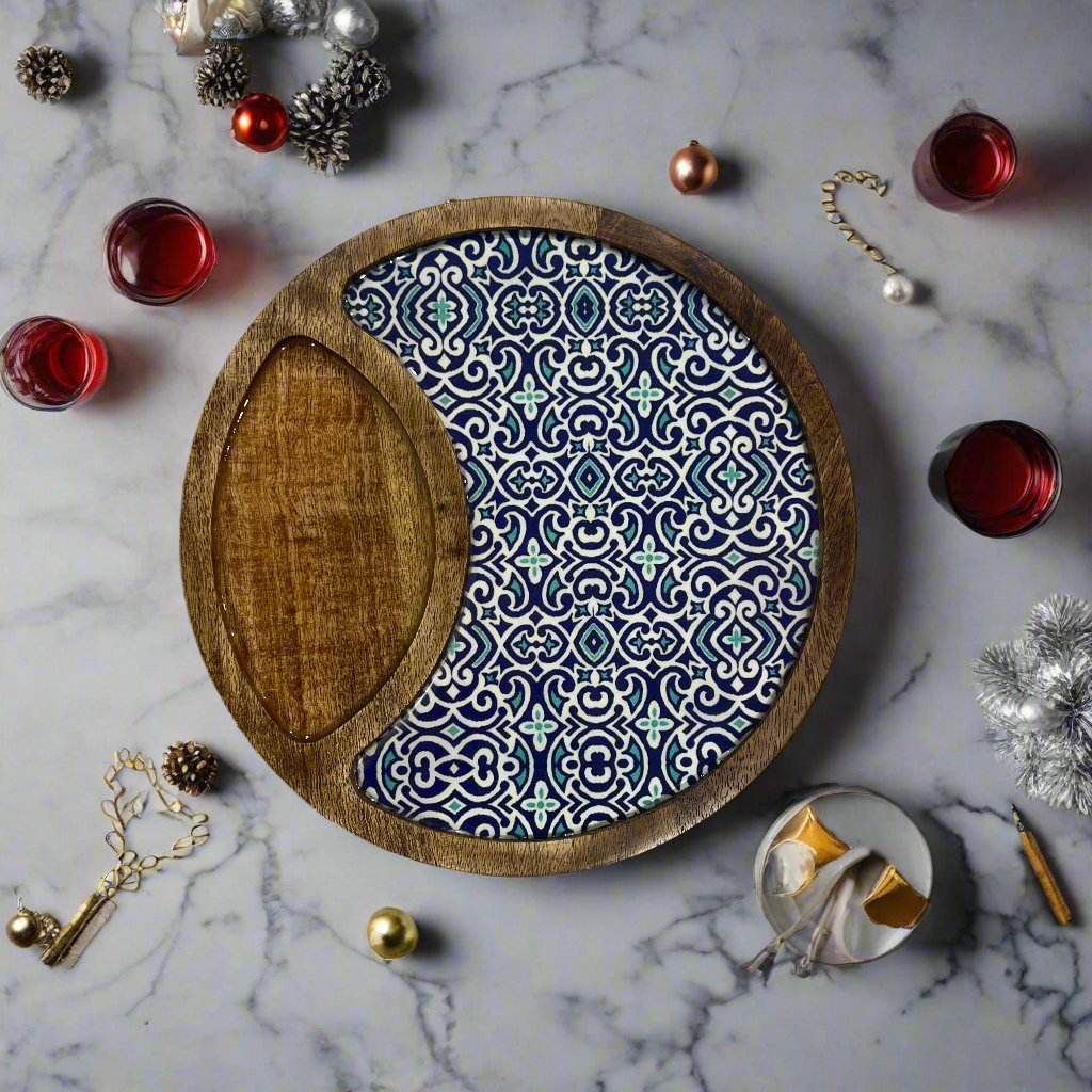 Crescent Moon Serving Platters