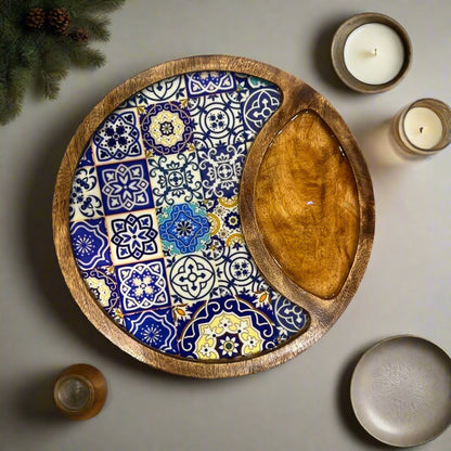 Crescent Moon Serving Platters