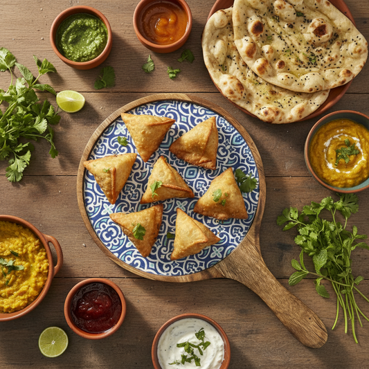 Pizza Shaped Serving Platter – Pakistani Heritage Collection