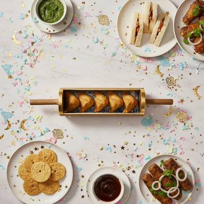 Sikhana Rolling Pin Platter — Heritage Decorative Serving Tray