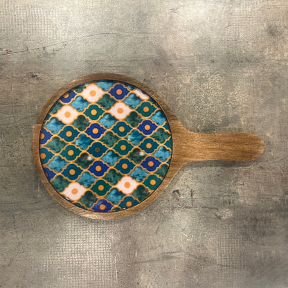 Pizza Shaped Serving Platter – Pakistani Heritage Collection