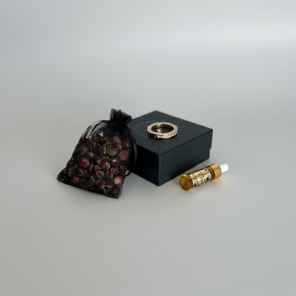 NEW Luxury Unscented Potpourri Pouch with Crystal Clasp