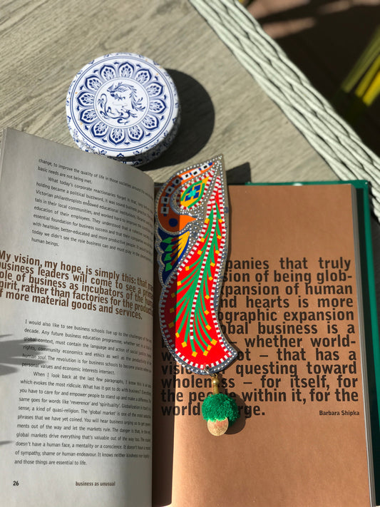 Red Peacock Bookmark Xperience Pakistan Lifestyle