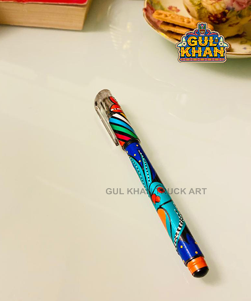 Turquoise Bird Gel Pen Xperience Pakistan Lifestyle